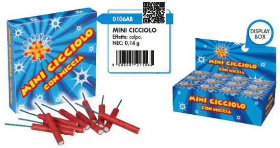 Picture of PETARDI MINI CICCIOLI 24X  50pz BORGONOVO