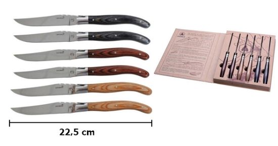 Picture of LAGUIOLE COLTELLI STEAK KNIVES BOUSCAILLOUS 1x6pz