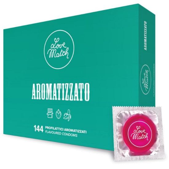 Immagine di PRESERVATIVI LOVE MACH 144pz AROMATIZZATO - BOX SINGOLI