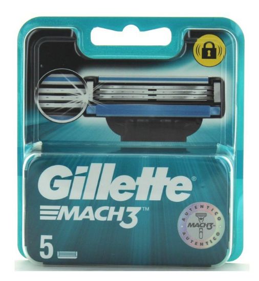 Picture of LAME GILLETTE MACH3 1x5pz BASE - 110751