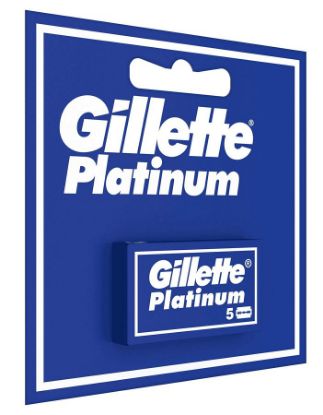 Picture of LAME GILLETTE PLATINUM 1x5pz