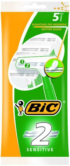 Immagine di RASOIO BIC TWIN EASY / SENSITIVE 2 1x5pz VERDE - VGP194