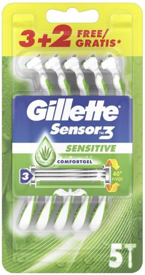 Picture of RASOIO GILLETTE SENSOR 3 SENSITIVE 1x3pz+2