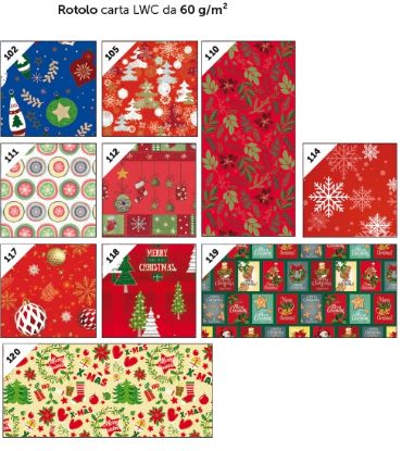 Picture of CARTA REGALO ROTOLO 70x2mt 60pz NATALE DREAM