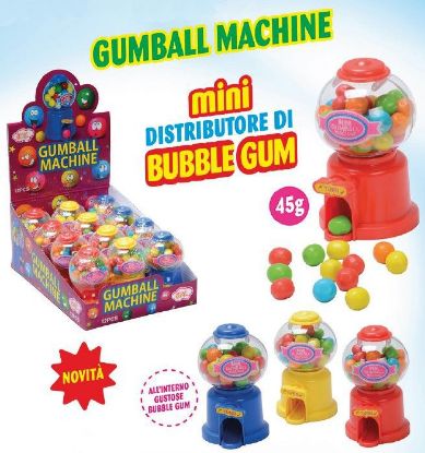 Picture of JOY TOYS GUMBALL MACHINE 12pz 45gr - JOYGUM