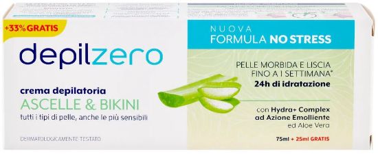 Immagine di DEPILAZIONE DEPILZERO CREMA ASCELLE BIKINI 75+25ml VER ALOE