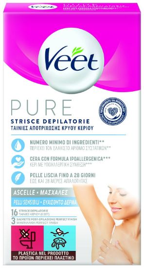 Picture of DEPILAZIONE VEET PURE IPOALL STRISCE ASCELLE x16