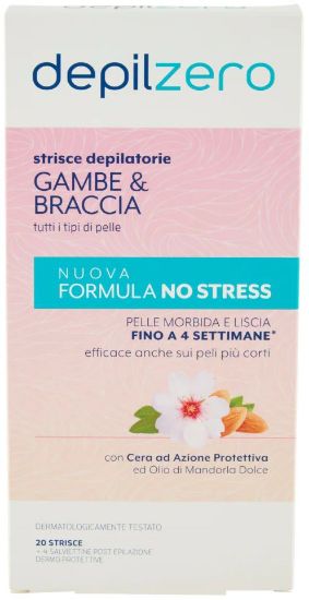 Picture of DEPILAZIONE DEPILZERO STRIS BRAC/GAMBE x20+4 SALV