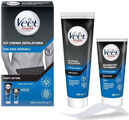 Picture of DEPILAZIONE VEET  MEN INTIMATE SET (TB100+POST50)