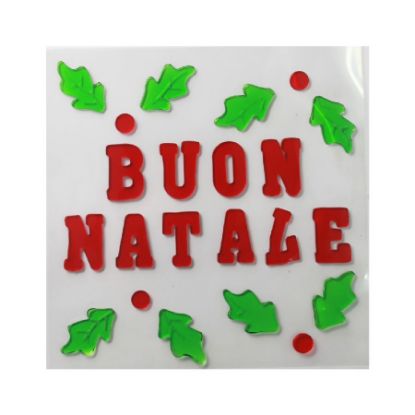 Picture of DECORAZIONE IN GEL X FINESTRA BUON NATALE