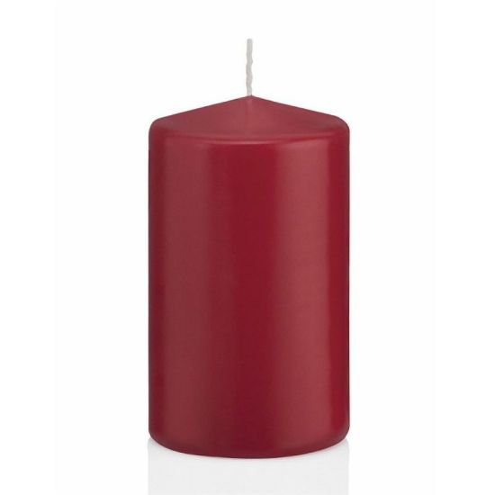 Picture of CANDELA MOCCOLO D7H20cm  BORGOGNA - NATALE