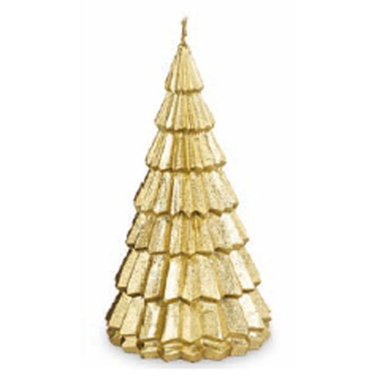 Immagine di CANDELA ALBERO NATALE ORO H14cm - NATALE