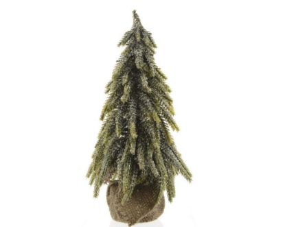 Picture of ALBERO MINI H35cm VERDE VASO JUTA - NATALE