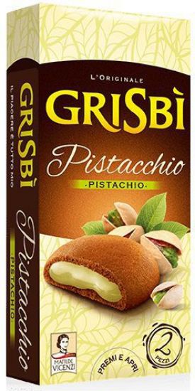 Picture of BISCOTTI GRISBI 33g 30pz PISTACCHIO