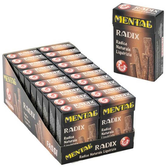 Picture of MENTAL RADICE DI LIQUIRIZIA NATURALE 20pz 25gr RADIX