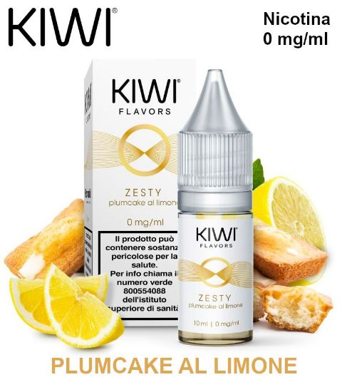 Picture of KIWI E-LIQUID ZESTY 10ml 0mg/ml - PL0012599