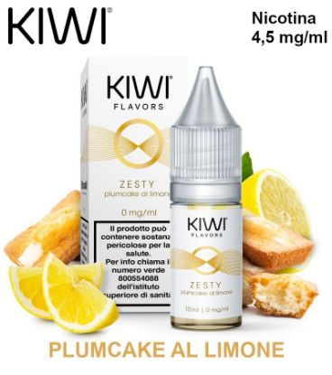 Picture of KIWI E-LIQUID ZESTY 10ml 4,5mg/ml - PLN010987