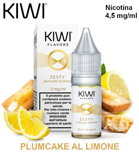 Picture of KIWI E-LIQUID ZESTY 10ml 4,5mg/ml - PLN010987