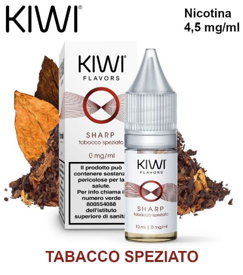 Picture of KIWI E-LIQUID SHARP 10ml 4,5mg/ml - PLN011005