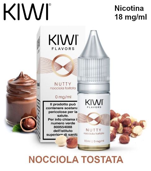 Picture of KIWI E-LIQUID NUTTY 18mg/ml - PLN010992