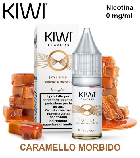 Immagine di KIWI E-LIQUID TOFFEE 10ml 0mg/ml - PL0012595