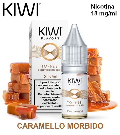 Picture of KIWI E-LIQUID TOFFEE 10ml 18mg/ml - PLN010977