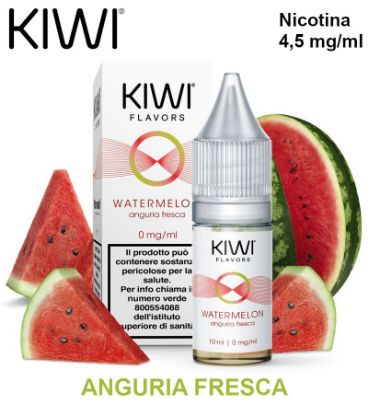 Immagine di KIWI E-LIQUID WATERMELON 10ml 4,5mg/ml - PLN010993