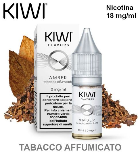 Picture of KIWI E-LIQUID AMBER10ml 18mg/ml - PLN011001