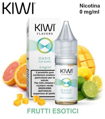 Picture of KIWI E-LIQUID OASIS 10ml 0mg/ml - PL0012594