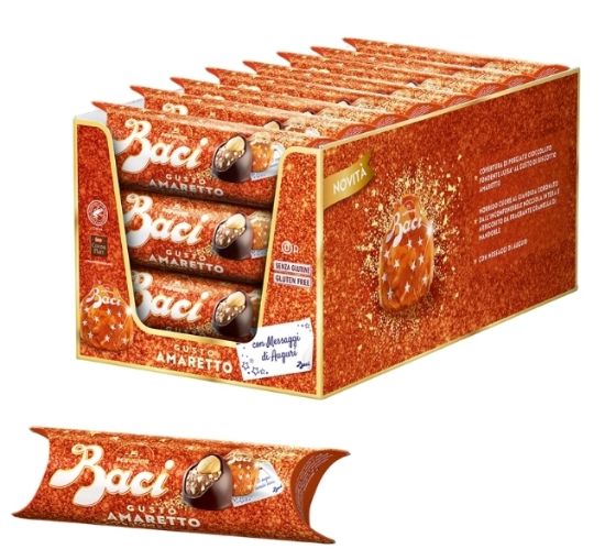 Picture of BACI PERUGINA AMARETTO TUBO 3baci 21pz - PR2024