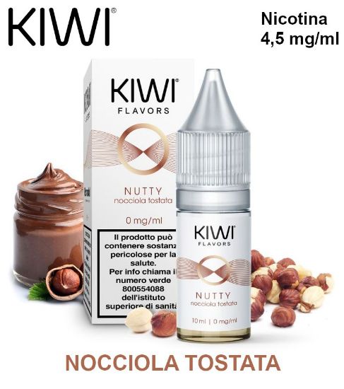 Picture of KIWI E-LIQUID NUTTY 10ml 4,5mg/ml - PLN010990