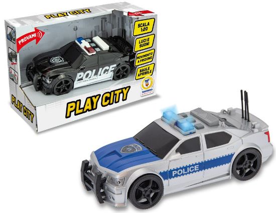 Picture of GIOCHI PLAY CITY - MACCHINA POLIZIA A FRIZIONE LUCI E SUO