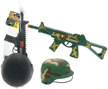 Immagine di GIOCHI TEO'S - MILITARY SET CON CASCO E MITRA  2 MDL