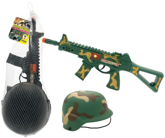 Picture of GIOCHI TEO'S - MILITARY SET CON CASCO E MITRA  2 MDL