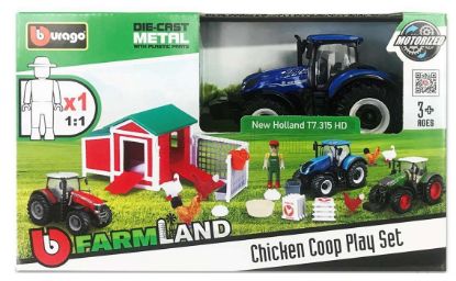 Immagine di GIOCHI TRATTORE 1:32 10cm FARMLAND CHICHEN COOP 1pz