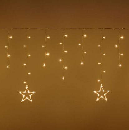 Immagine di LUMINARIA TENDA LED 150L 4mt CON STELLE CALDO