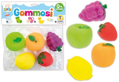 Immagine di GIOCHI GOGO - GOMMOSI FRUTTA 5 PZ