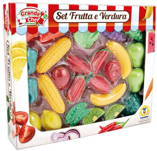 Picture of GIOCHI GRANDE CHEF - SET FRUTTA E VERDURA 26 PZ