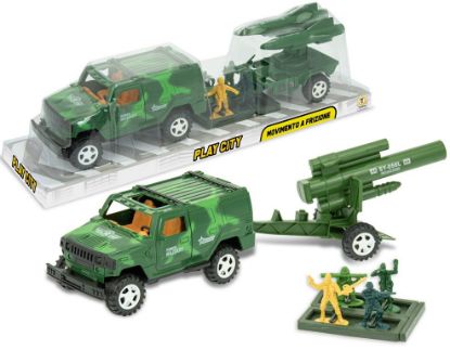 Picture of GIOCHI PLAY CITY - MEZZI MILITARI A FRIZIONE 2 MDL ASS