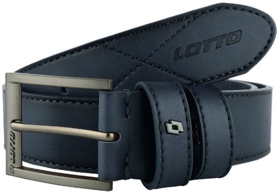 Immagine di CINTURA UOMO LOTTO BLU H.3,5cm 1pz SCATOLA REGALO