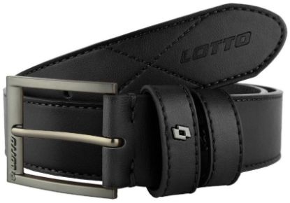 Picture of CINTURA UOMO LOTTO NERO H.3,5cm 1pz SCATOLA REGALO