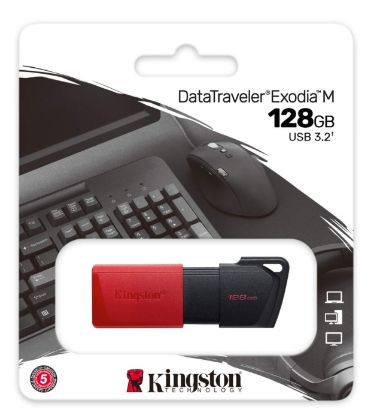 Immagine di PENNA USB-A 128GB 1pz PENDRIVE KINGSTONE 3.2