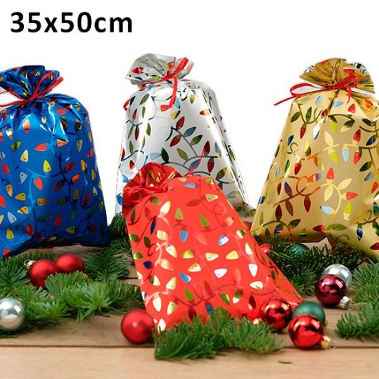 Immagine di BUSTA REGALO CELLO DECOR BRIGHT 35X50 50pz