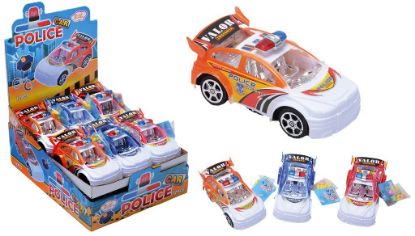 Picture of CARAMELLE TOYS JOY POLICE CAR 12pz - JOYGUM