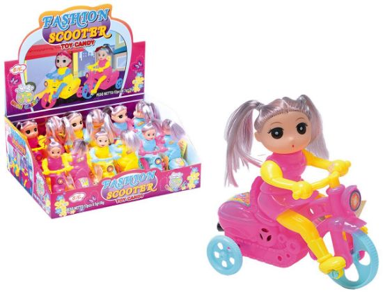 Picture of CARAMELLE TOYS JOY FASHION SCOOTER 12pz - JOYGUM