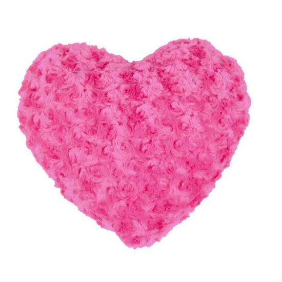 Picture of PELUCHES CUORE 30cm FUCSIA CURLY