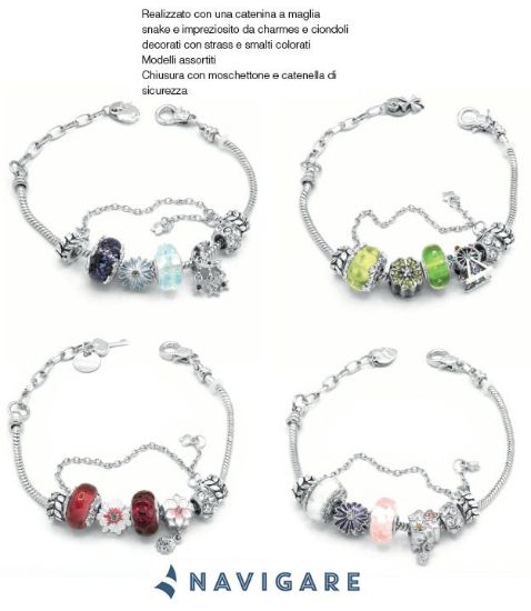 Immagine di BRACCIALE DONNA NAVIGARE 4pz ASSORTITI + SCATOLA REGALO