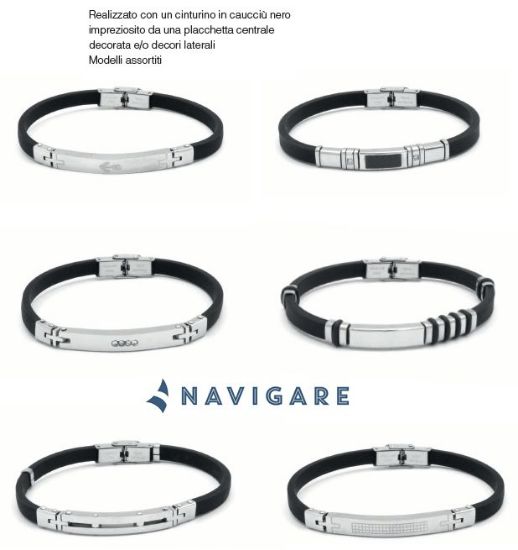 Picture of BRACCIALE UOMO NAVIGARE 6pz + SCATOLA REGALO