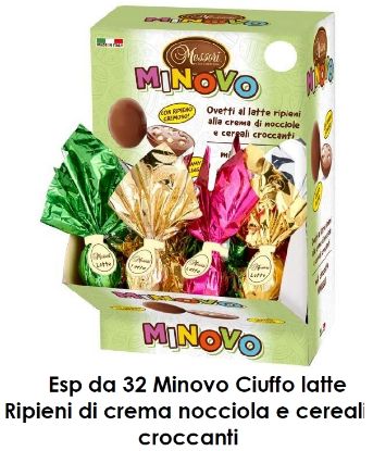 Immagine di MESSORI PASQUA OVETTO 32pz MINOVO 12,5gr