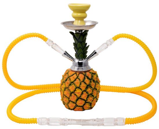 Immagine di NARGHILE' ATOMIC 30cm 2 tubi 1pz PINEAPPLE